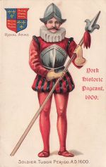 Künstler-Ansichtskarte SOLDIER. TUDOR PERIOD. A.D.1600.