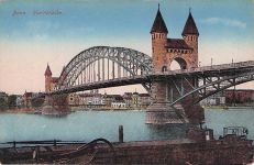 Bonn Rhein Rheinbruecke / Bonn /Bonn Stadtkreis