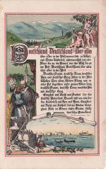 Das gesamte Deutschlandlied, das 1841 von Hoffmann