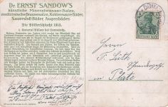 Künstler Postkarte General Bülow bei Dennewitz, Dr. Ernst Sandow's