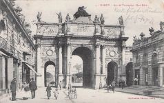 Lothringen Arc de Triomphe Rue Here vue prise de la Place Stanislas Kat