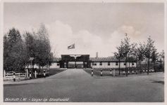 AK Bocholt i. W., RAD-Lager im Stadtwald