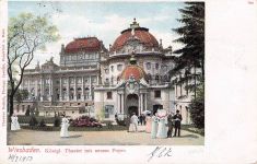 Wiesbaden. Königl. Theater mit neuem Foyer. 30/71903
