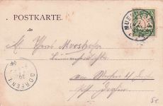 Gruss Aus München Deutschland Mehrfach-Ansicht & Stempel Postkarte