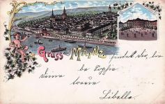 Gruss aus Mainz - Litho