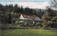 Ansichtskarte Bad Harzburg Hotel Silberborn von den Gestütswiesen 1915