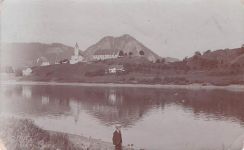 Ak Ústí nad Labem Aussig an der Elbe, Ort mit Umgebung