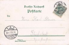 Künstler-AK Hamburg-St. Georg, Bootshaus