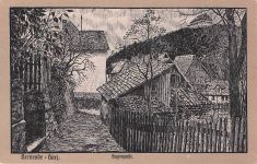 Künstler Ak Gernrode Quedlinburg im Harz, Hagengasse