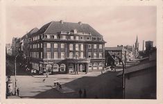 Ansichtskarte Neumünster, Bahnhofshotel, Kuhberg, Bahnhofstrasse
