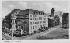 Ak Freiburg Breisgau, Partie an der Universität