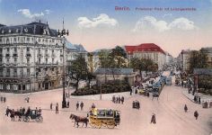 AK Berlin, Partie am Potsdamer Platz mit der Leipzigerstrasse