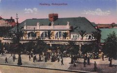Ansichtskarte Hamburg Partie am Alsterpavillon 1914