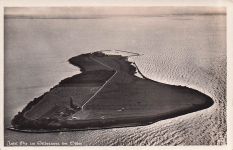Insel Oie AK uralt Luftbild Silbermeer der Ostsee Mecklenburg