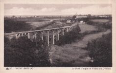 Ansichtskarte / Postkarte Saint Brieuc Côtes d Armor, Toupin-Viadukt