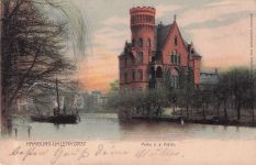 AK Hamburg-Uhlenhorst, Partie a. d. Alster, Wenzelburg