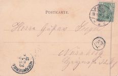 AK Hamburg-Uhlenhorst, Partie a. d. Alster, Wenzelburg