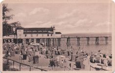Sellin a. Rügen, Strand mit Landungsbrucke