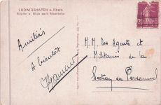 AK Mannheim, Strassenbahn auf der Rheinbrücke