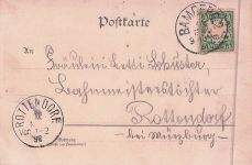 Lithographie Bamberg, Panorama, Altenburg, Michaelsberg & Rathaus