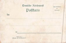 Lithographie Berlin, National-Denkmal Kaiser Wilhelm I. und Kaiserin Auguste Denkmal, Ganzsache