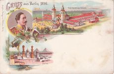 Berlin - Gewerbe Ausstellung 1896 - Litho