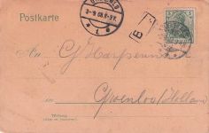 Lithographie Kevelaer, Kapellen-Platz, Kreuzweg und Kreuzbaum