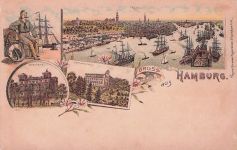 Hamburg Seewarte Hafen Seemannshaus Kat. Hamburg