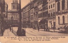 Ak Berlin Mitte, Der Hohe Steinweg, Geschäfte E. Lachotzki,