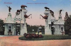AK Hamburg-Stellingen, Eingang zu Hagenbecks Tierpark