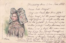 Elsass-Lothringerpostkarte L. Serie Nº 1