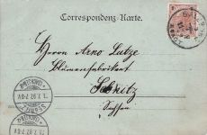 Mondschein-AK Salzburg, Teilansicht mit Festung