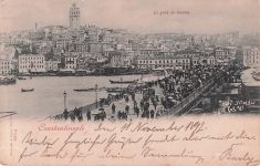 AK Constantinople, Le Pont de Galata