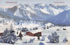 Winterlandschaft. Paysage d'hiver.