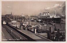 Ak Hamburger Hafen, HSDG, Dampfschiff Cap Polonio