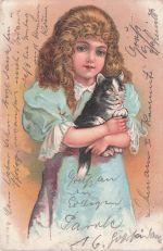Kind mit Katze