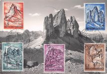 1963, San Marino, 729-33 MK, Brief