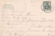 AK Neumünster, Gebäudepartie am Grossflecken, Strasse