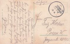 S. M. Linienschiff Thüringen Marine Schiffspost