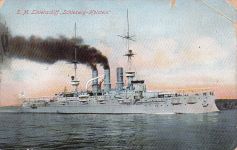 S. M. Linienschiff Schleswig-Holstein in Fahrt