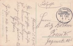 S. M. S. Oldenburg Marine Schiffspost
