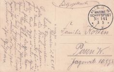 Ak Deutsches Kriegsschiff, SMS Seydlitz, Großer Kreuzer, Seegefecht 1915Marine Schiffspost