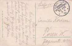 Ak Deutsches Kriegsschiff SMS Karlsruhe, Kleiner Kreuzer Marine Schiffspost