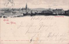 AK Wien, Franzensring mit Kirche