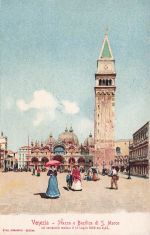 Venezia Piazza und Basilika von Marco, Italien