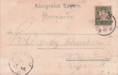 Nürnberg - Deutsches Bundesschiessen 1897 - Litho