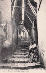 Alger Algerien Une rue arabe / Algier Algerien /