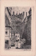 Künstler Ak Wierschem an der Mosel, Burg Eltz