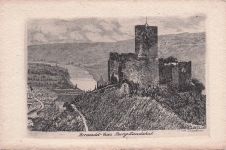 Künstler Ak Bernkastel Kues an der Mosel, Burg Landshut