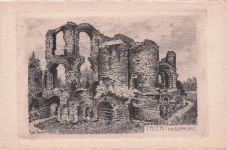 Künstler Ak Trier an der Mosel, Kaiserpalast